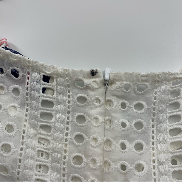 Vineyard Vines White Eyelet Fit & Flare Dress - Picture 7 of 8